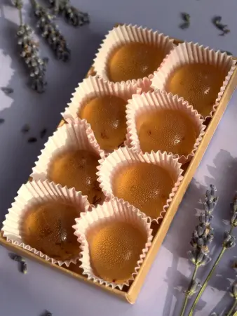 Мармелад цветочный Лаванда в крафтовой упаковке 100 г Мармелад цветочный Лаванда в крафтовой упаковке 100 г